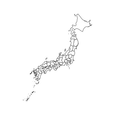 Doodle Map of Japan With States 2550899 Vector Art at Vecteezy