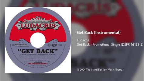 Ludacris - Get Back (Instrumental) - YouTube