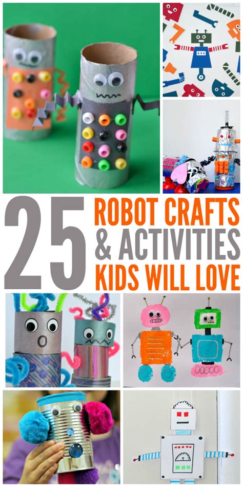 25 Robot Crafts and Activities for Kids | The Taylor House