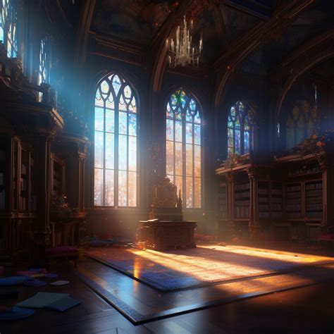 ArtStation - Enchanted Knowledge: Exploring the Grand Library of the ...