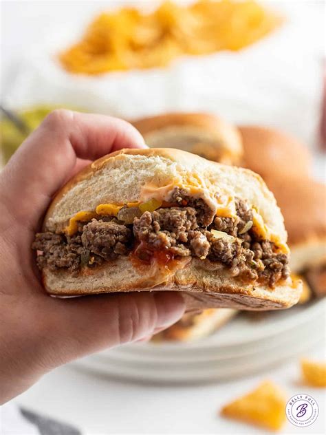 Chopped Cheeseburgers {Maid Rite} - Belly Full