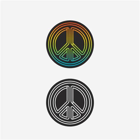 peace logo and design vector illustration concept design 34958168 Vector Art at Vecteezy