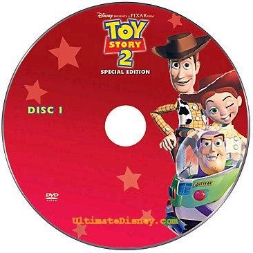 Toy Story 2: Special Edition DVD Disc Art - Upcoming Pixar