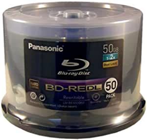 Panasonic 50GB Rewritable BD-RE Blank Blu-ray Discs (50 Pack) : Amazon.ca: Electronics