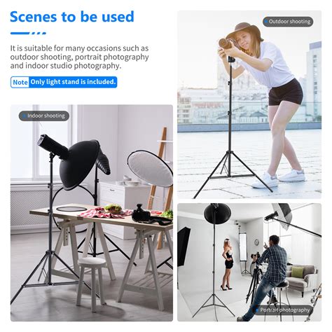 Neewer 6 Feet/190CM Photography Light Stands for Reflectors, Softboxes, Lights | eBay