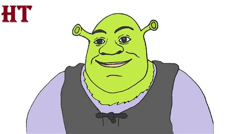 How to Draw Shrek Easy for beginners - YouTube