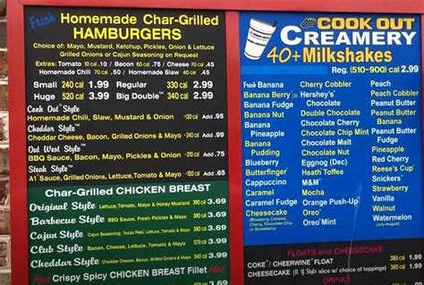 Cookout Menu With Prices ️ 2024 December