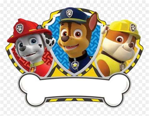 #pawpatrol #paw #patrol #marshall #chase #rubble #badge - Marshall Chase Paw Patrol, HD Png D ...