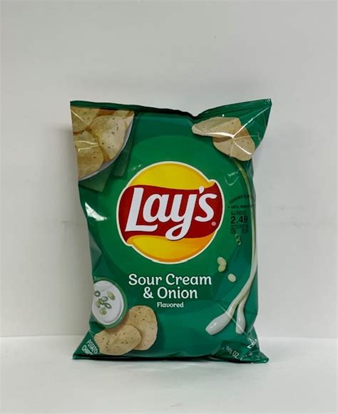 Lays Sour Cream & Onion Chips 2-5/8 Oz - GJ Curbside