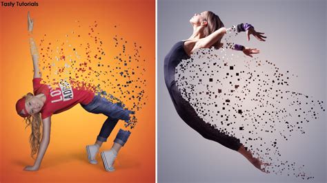 Pixelated Dispersion Effect in Photoshop Complete Tutorial - Tasty ...