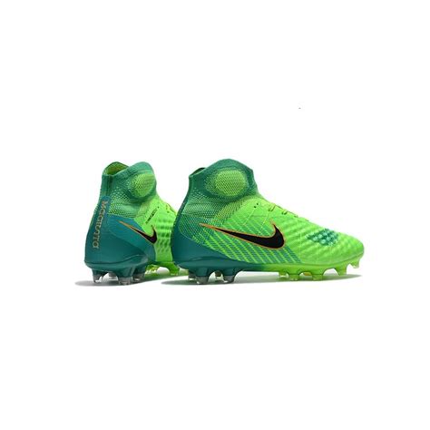 Nike Magista Obra II FG Men's Soccer Cleats - Green Blue