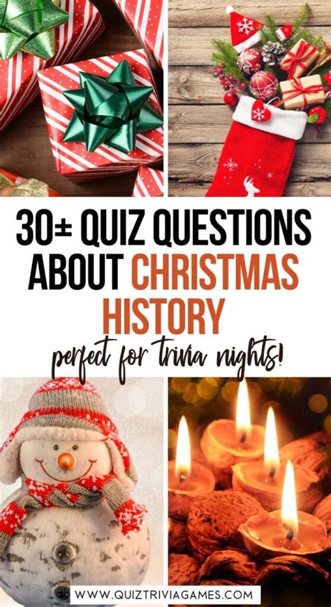 30+ Christmas History Quiz Questions and Answers - Quiz Trivia Games