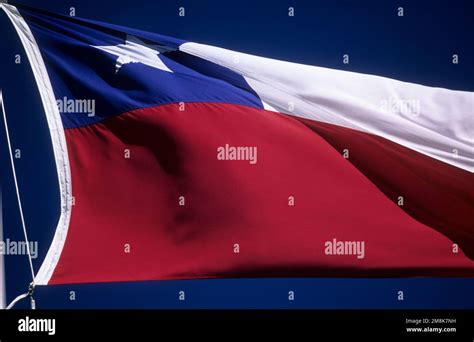 National flag/colours of Chile Stock Photo - Alamy