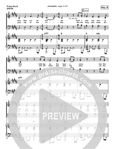 Jerusalem Sheet Music PDF (CityAlight) - PraiseCharts