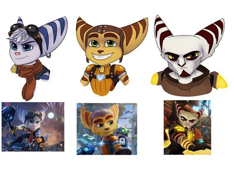 ArtStation - Ratchet and Clank Characters