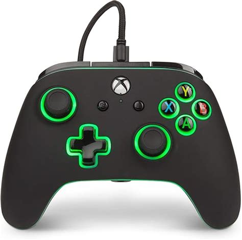 PowerA Enhanced Wired Controller for Xbox One, Officially Licensed - Spectra (7 Colour LED ...