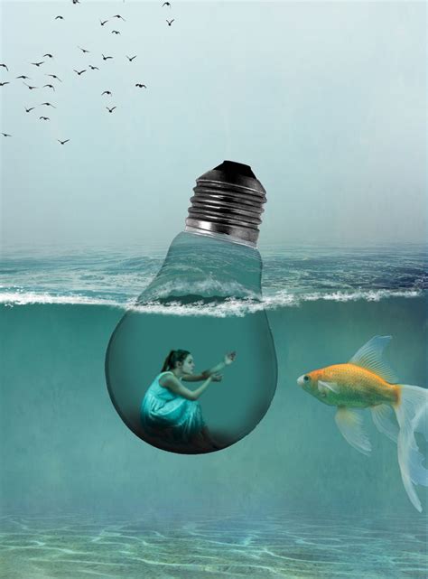 photoshop composite image, 'something fishy' | Surrealism photography, Surreal photo ...