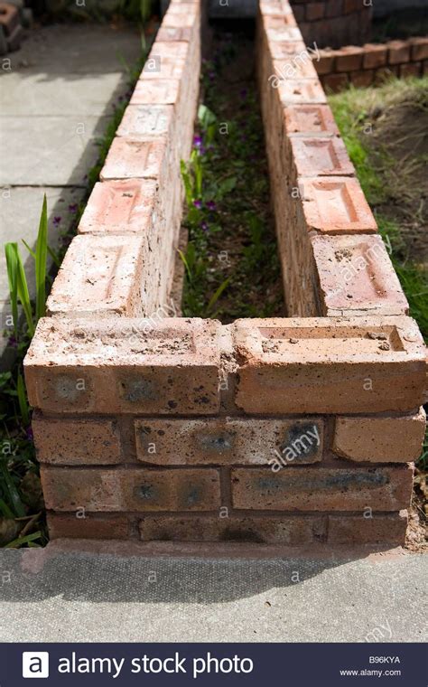 Small Brick Wall Raised Bed for Garden