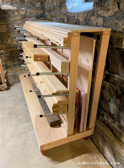 How to build a wood storage rack - Builders Villa