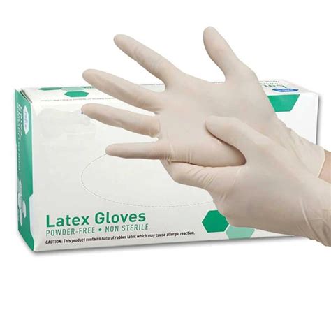 POWDER FREE LATEX GLOVES- SIZE MEDIUM. 100 CT. BOX - store.lifecarepharmacy.com