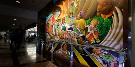 How Denver Airport’s Murals Feed Conspiracy Theorist | Painting ...