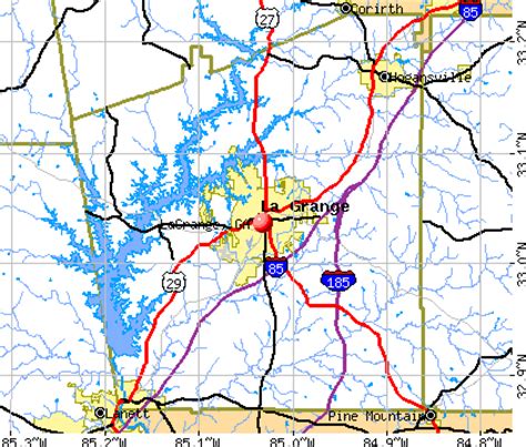 Lagrange Georgia Map