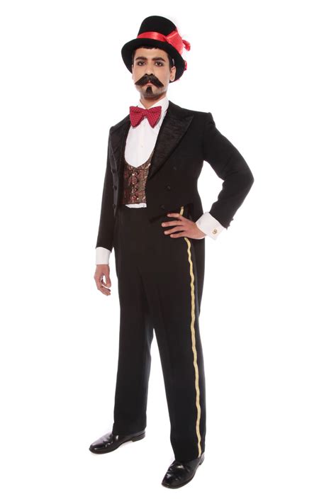 MOULIN ROUGE 2 PIECE FANCY SUIT W BLACK TAILCOAT - Costume Boutique