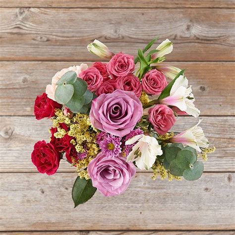 Roses, Alstroemeria and Aster Bouquet - The Bouqs Co.