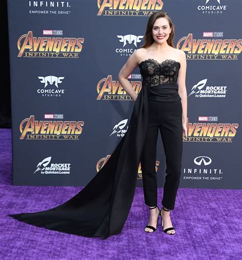 Elizabeth Olsen | Avengers Infinity War Premiere Fashion | POPSUGAR Fashion UK Photo 2