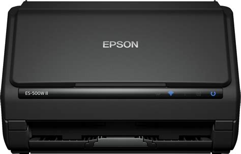 Epson WorkForce ES-500W II Wireless Duplex Desktop Document Scanner ...