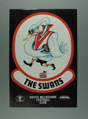 Poster, South Melbourne Football Club mascot c1970s - Australian Sports ...