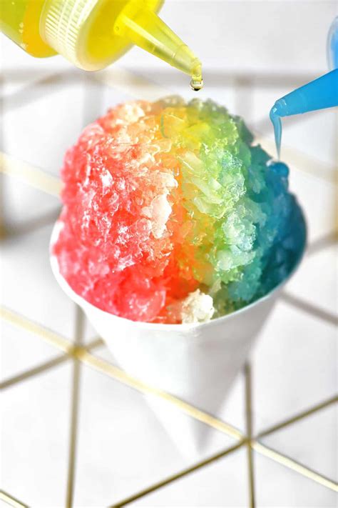 Homemade Snow Cones, Snow Cones Recipes, Snow Cone Syrup, Yummy Desserts Easy, Homemade Syrup ...