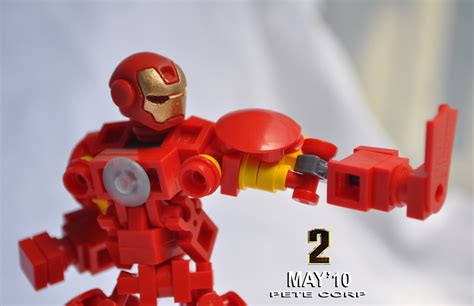 Custom Lego Iron Man 2 Mark IV Armor - ActionFigurePics.com