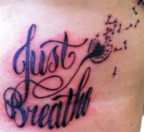 Just Breathe Tattoo