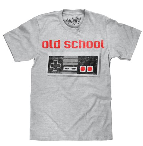 Old School T-Shirt - Gray – Tee Luv