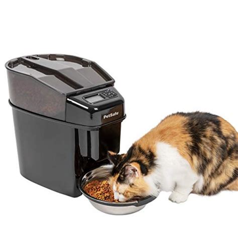 PetSafe Healthy Pet Simply Feed Automatic Pet Feeder, Dispenses Dog Food or Cat Food, Digital ...