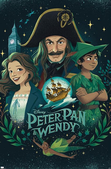 Amazon.com: Disney Peter Pan & Wendy - Collage Wall Poster: Posters & Prints