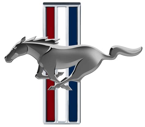 Ford Mustang Tri Bar Logo Emblem vinyl decal wall graphic