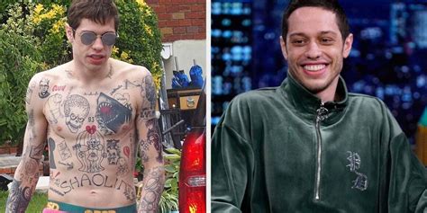 Pete Davidson's Tattoo Removal Journey Has Him Looking Like A Different ...