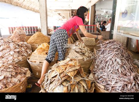 Dried Fish Market in Philippines Stock Photo - Alamy