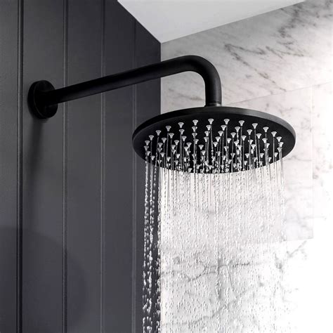 Crosswater MPRO Matt Black Shower Head - PRO300M | UK Bathrooms