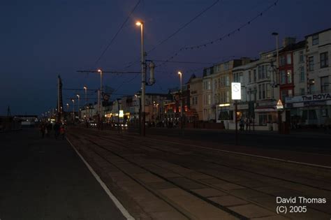 Picture of Blackpool Main Promenade at Night in Nov 05. Wallpaper ...