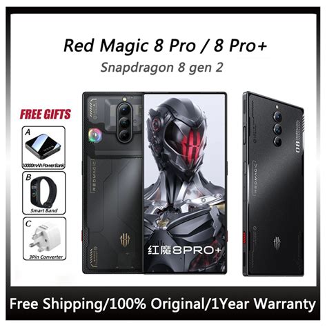 Red Magic 8Pro+/ Red Magic 8 Pro Snapdragon 8 gen 2/Red magic 7s Pro / Gaming Phone / Sanpdragon ...