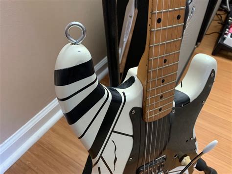 78 Van Halen Frankenstrat Replica B&W | Etsy