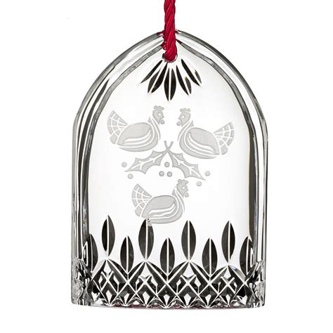 Waterford Crystal Lismore Three French Hens Ornament | Silver Superstore