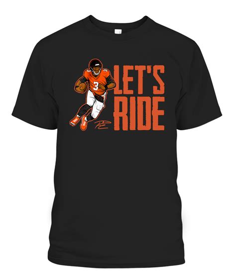 LET'S RIDE SHIRT RUSSELL WILSON, Denver Broncos - Ellie Shirt