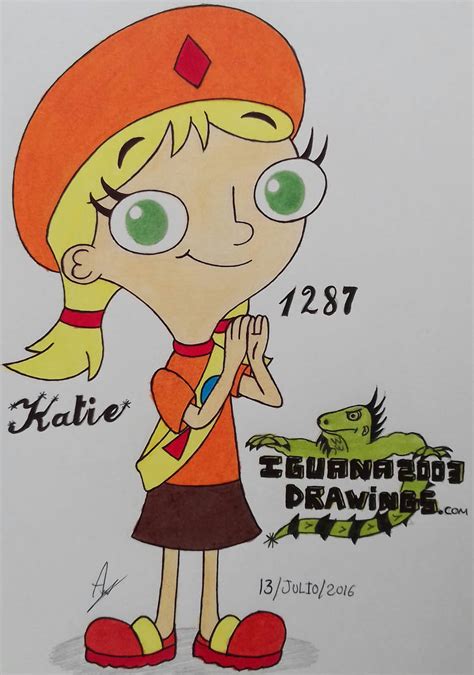 Katie - The Fireside Girls - N.1287 by IGUANA2003DRAWINGS on DeviantArt