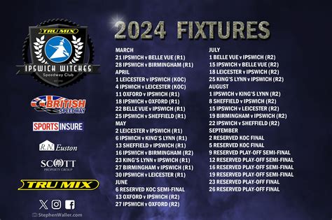 Fixtures-2024 - Ipswich Witches Speedway