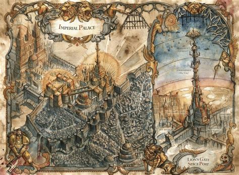 warhammer 40k - Map of the Imperial Palace on Earth - Science Fiction & Fantasy Stack Exchange