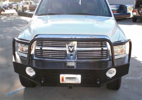 Aluminess 210173 Front Bumper with Brush Guard Dodge RAM 2500/3500 2010 ...